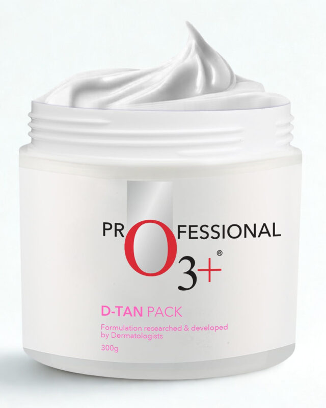 O3+ D-TAN Pack for Instant Tan Removal & Sun Damage Protection Infused with Mint and Eucalyptus Oil Ideal for All Skin Types